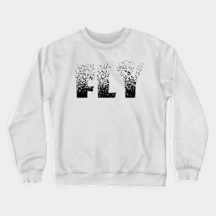 Fly (light background) Crewneck Sweatshirt